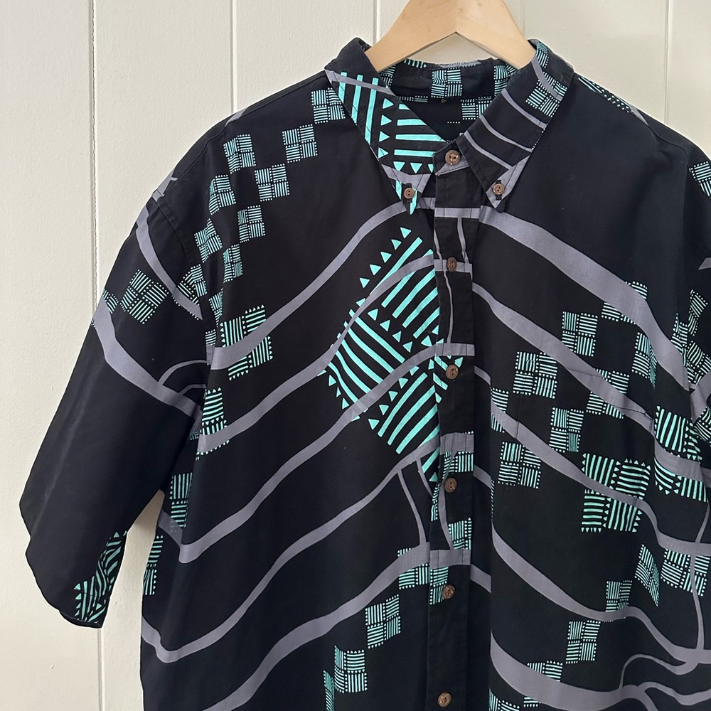Men’s Sig Zane Designs Button Up Aloha Shirt